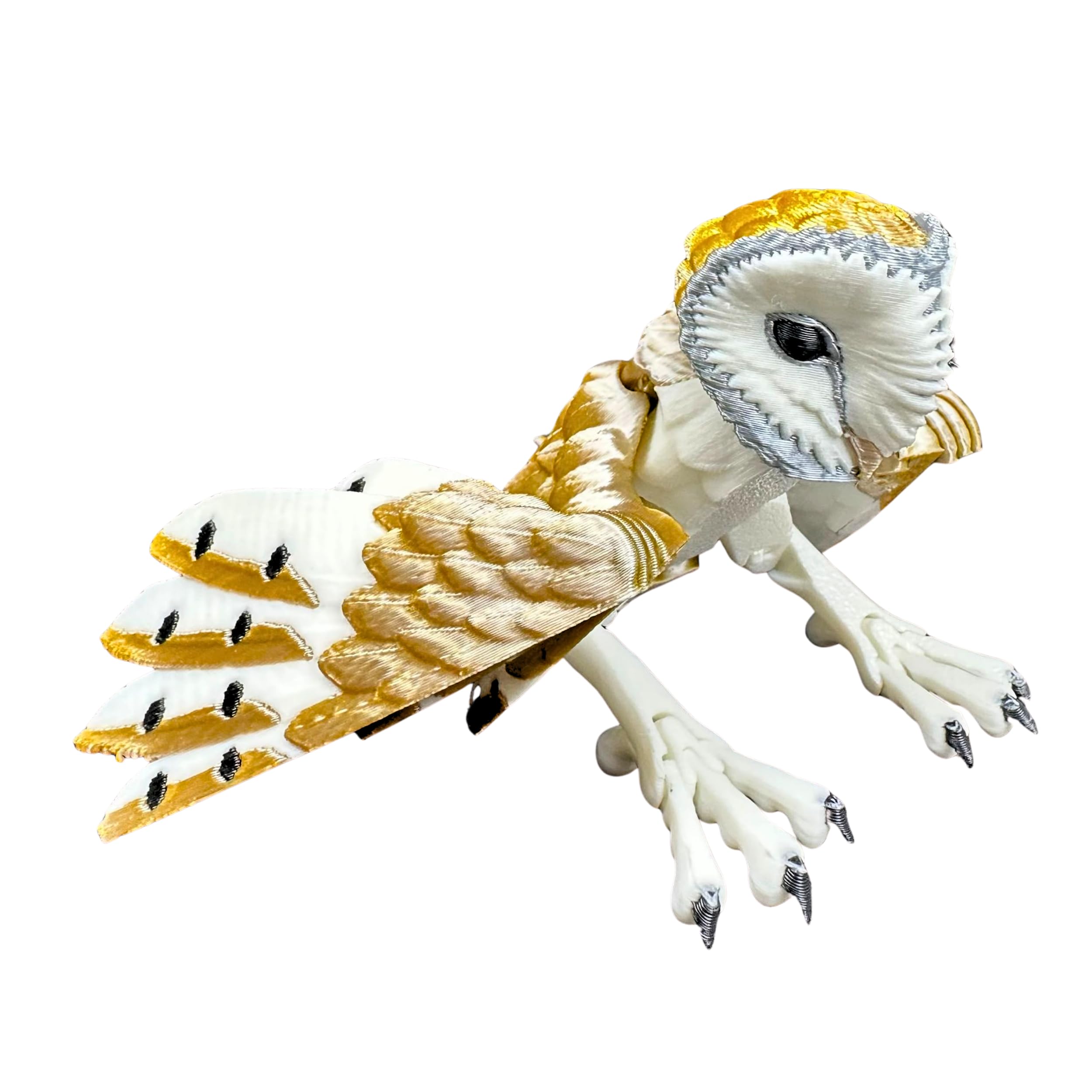 Amazon.com: 3D Printed Barn Owl - Articulating and Poseable - 3D